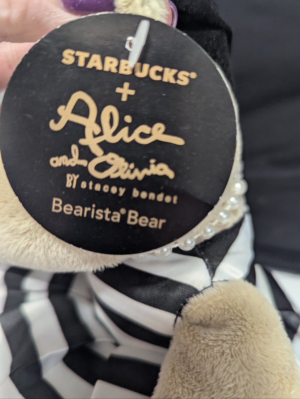 NWT Starbucks Alice & Olivia Bearista Bear - Picture 3 of 4